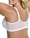 Just My Size Women's Super Sleek Front-Close Wirefree Bra MJ1217