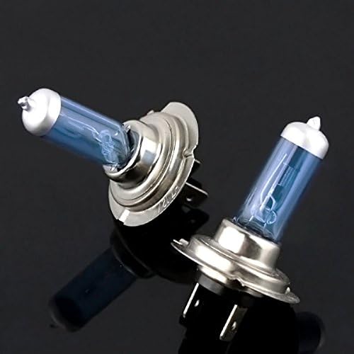 Tpfocus H4 55W Super White Headlight Xenon Halogen Globes Car Light Lamp Blue Bulbs(2 Pcs)