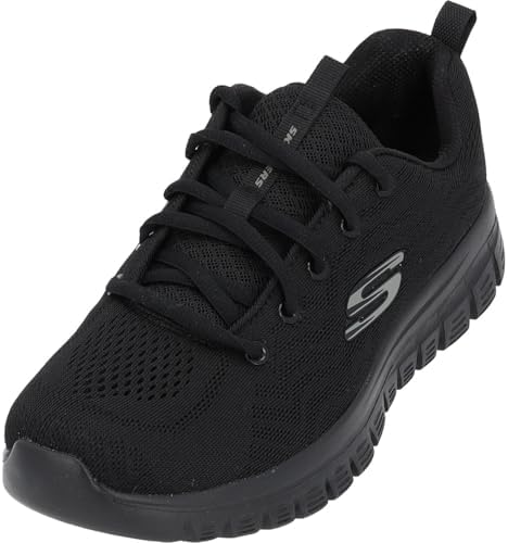 Femme Graceful Get Connected Trainers, Black Mesh / Trim, 38 EU