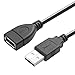 INSTEN USB 2.0 Extension Cable - A Male to A Female M/F Extender Cord - 25 Feet(7.62 Meters), Black