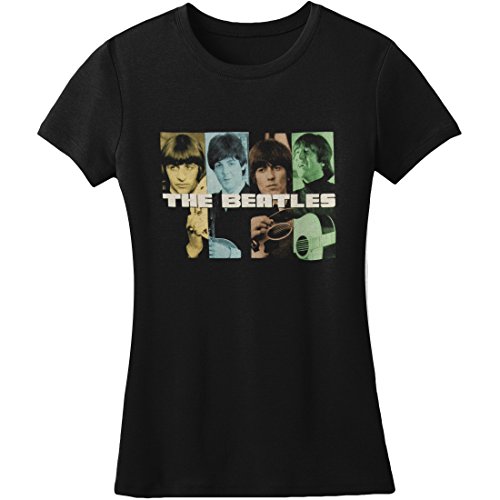 Beatles Color Squares Girls Jr Black