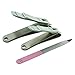 Nail Clippers by Zizzili Basics - 3 Piece Nail Clipper Set - Stainless Steel Fingernail & Toenail Clippers with Nail File & Bonus Pink Carry Case - Best Nail Care for Manicure, Pedicure, Home & Travel