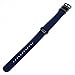 CIVO Heavy Duty G10 Zulu Military Watch Bands Premium Ballistic Nylon Watch Strap 5 White Rings with Stainless Steel Buckle 20mm 22mm 24mm … (Smoke Grey, 24mm)