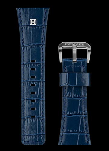 HMMER-Herren-Armbanduhr-Analog-Automatik-mit-Kalbslederarmband-GG-200