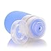 ANHONG Portable Leakproof Travel Bottle Set, Food Grade Silicone Rubber Gel Refillable Squeezable Sealed Liquid Carryon Handy Makeup Toiletries Cosmetic Travelling Case Container, 2 Ounces, Pack of 4