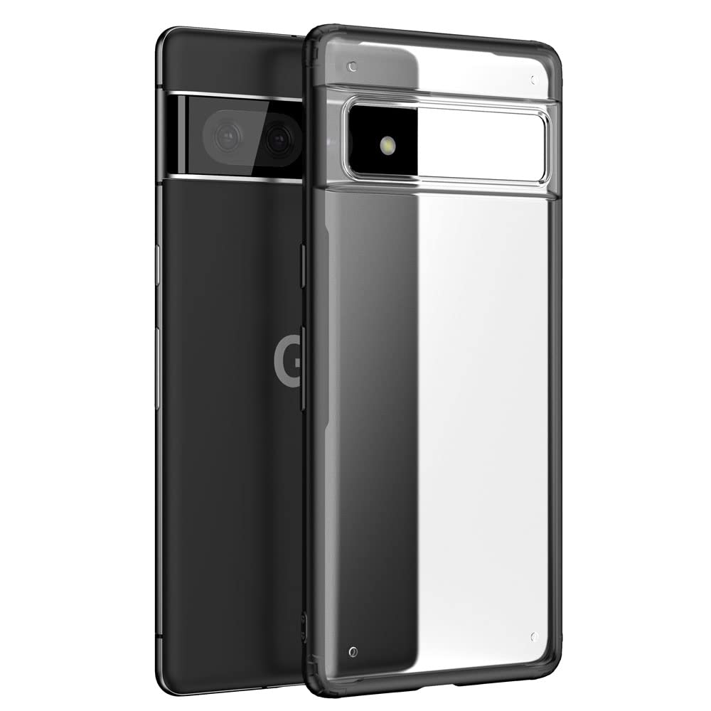 TECHGEAR Tough Case for Pixel 7 5G [Fusion FX] Premium Hybrid Tough Rugged Protective Bumper Case Heavy Duty Protection with Hard Back Designed For Google Pixel 7 - Black