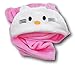 Plush Baby Blanket for Boy or Girl. Super-Soft Microfiber Fleece in Animal Designs.  Fab Gifts! Soft Enough for Swaddle/Receiving Wrap,  Sturdy Enough for Years of Toddler Cuddles. 30x36 + Hood