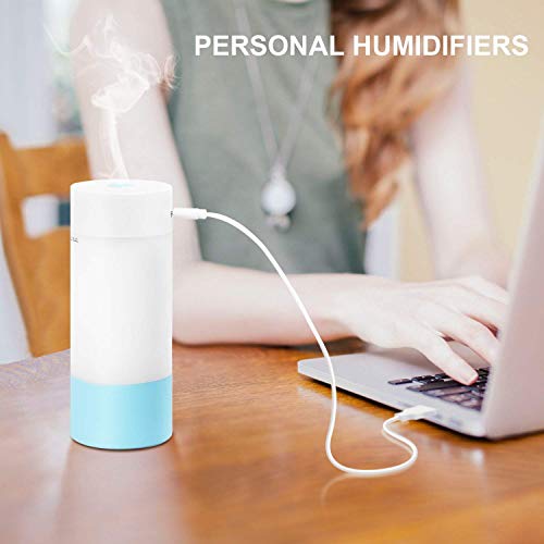 image for Sbogie Ultrasonic Cool Mist Humidifier, 250 mL USB Personal Portable H