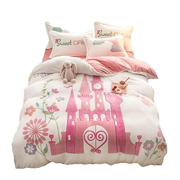 Rswh Rswj 冬9dフランネル寝具セット ソフト羽毛布団カバー フランネル寝具3 4ワンピース