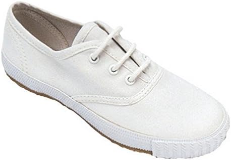 Group Five Childrens/Kids Plain Lace Up Plimsolls (5 US Junior) (White)