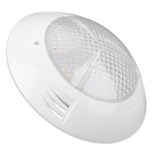 LED Underwater Pool Light, 12V 18W AC Warm Light Wall Mounted Underwater Light, 160pcs lamp Beads IP68 Waterproof Landscape Underwater Light for Swimming Pools