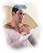 cleret Elite Bath & Shower Squeegee with Brushed Satin Nickel End Caps & Dual White Wiping Blades Made in USA