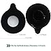 MIBOW Bathtub Drain Tub Stopper Silicone Black