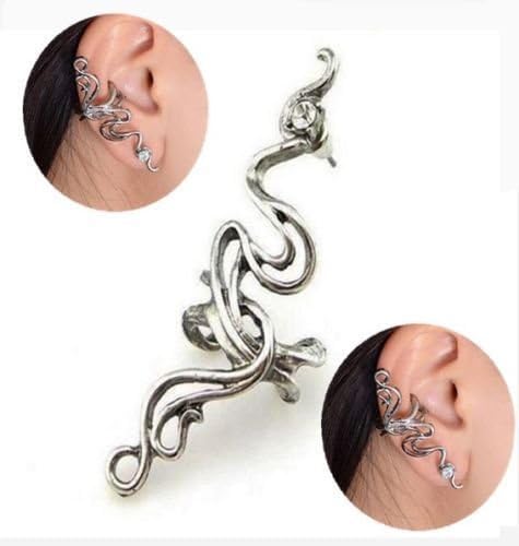 Diansts(TM) Crystal Punk 1PC Fashion Exaggeration Rhinestone Wrap Ear Cuff Clip Stud Earring