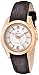 Bulova Women's 97M104 Precisionist Longwood Rose-Tone Brown Leather Watch