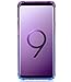 BAISRKE Galaxy S9 Case, Shock Absorption Flexible TPU Soft Edge Bumper Anti-Scratch Rigid Slim Protective Cases Hard Plastic Back Cover for Samsung Galaxy S9 - Blue Purple Gradient