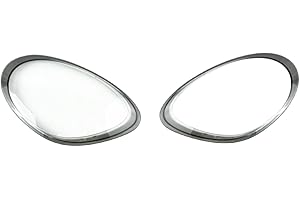 Car Headlight Shell Headlight Cover Headlight Glass for Porsche Cayman 987 Boxster 2004 2005 2006 2007 Auto Headlamp Lens Lig