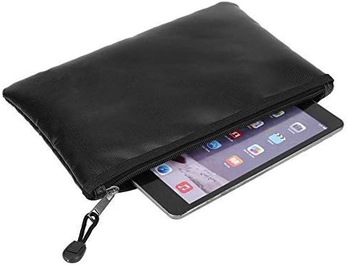 TOPINCN Fireproof Document Bag Waterproof and Fireproof Pouch File Storage Bag for Passport Money Bills Checks Ipad Certificates Ect (29 * 20Cm) - Image 4