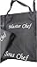 CHEFSKIN Personalized Embroidery Apron Choose Color and Name (Adult) White