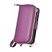 Pooqdo (TM) 2015 Newest Magnetic Zip Flip Wallet Leather Card Case Cover for Iphone 5 5g 5s (purple)