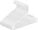 ZOYER White Plastic Hangers 20 Pack, Heavy Duty Adult Hangers for Clothes, Thin Coat Hanger with Shoulder Grooves Space Saving Durable Hanger for Shirt, Pant, Skirt