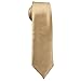 Mens Plain Color 100% Polyester Skinny Necktie Used for Business Formal Occasions Father's Day Gifts