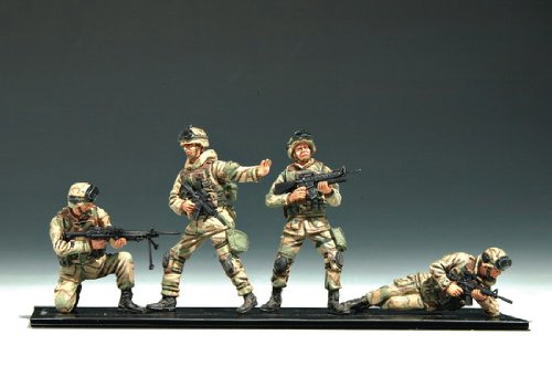 Trumpeter US 101st Airborne Division Crew Figure Set, Scale 1/35, 4-Pack