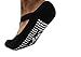 Andee Women's No Slip Crossover Yoga Pilates Socks- One Size