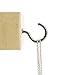 7/8 Inch Adjustable Nickel Plated Screw Hooks(40 Piece)