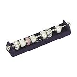Stackers | jewelry box | purple & purple velvet charm & bead bar stacker accessory