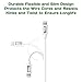 CHEAXICS Lightning to HDMI Cable, iPhone to HDMI Adapter, Lightning Digital AV to HDMI Adapter Connetor for iPhone X 8 7 6Plus iPad to HDTV Projector Monitor 1080P/5.9ft