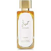 Lattafa Hayaati Gold Elixir for Unisex Eau de Parfum Spray, 3.4 Ounce