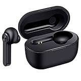 Ephram K8 Latest Bluetooth 5.0 True Wireless Earbud with Portable Charging Case,in-Ear TWS Single Right Ear Headset,Lightweight 5g,Built-in Mic Headphone,Sports Earphone,18 Hours Total Playtime,Black
