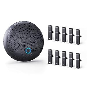 BALILA CM300 会議用マイクスピーカー 10台ワイヤレスマイク付き 10~15人対応