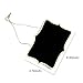 SUPERIORFE Chalkboard Sign (Set of 10) – Decorative Rectangle Mini Hanging Chalk Board with Jute for Wedding, Kitchen, Restaurant Signs, 4.7 X 6.3 Inch
