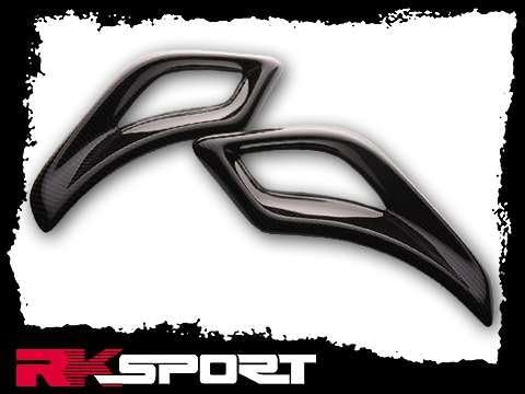 RKSport Chevy 04011125 C5 ZO6 Duct Covers - Carbon Fiber Pair, 1997-2004 Chevy Corvette