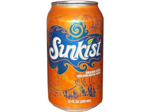 Sunkist Orange Soda, 12 Oz Can (Pack Of 24)