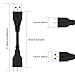 Carebol Super Speed USB 3.0 Cable - A-Male to Micro-B for External Hard Drives, for Galaxy S5, Note 3,Note Pro 12.2 Charge and Data Sync Cord, Camera, Hard Drive and More 10cm Black