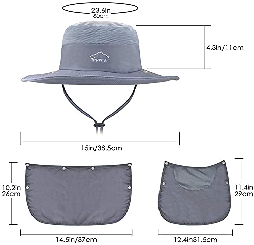 Men Fishing Hats Wide Brim UPF 