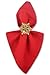 DII Christmas Thanksgiving Holiday Tabletop Décor Collection Decorative Napkin Ring Holder Set, 2.5