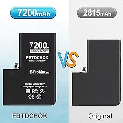 FBTDCHOK 7200mAh Upgraded Replacement Battery