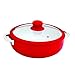 IMUSA USA Ceramic Nonstick Caldero Set 2-Piece, Red