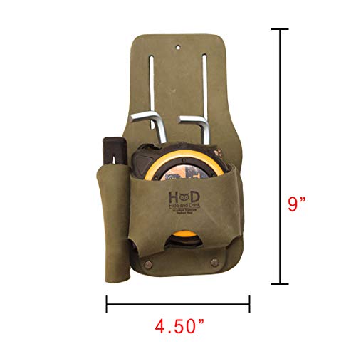 Hide & Drink, Leather Tape & Knife Holder/Marking and Measuring Pouch