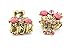 Yeshan Set of 12 Pcs Fruit Design No-slip Hair Grip Metal Mini Jaw Clip, Rhinestone and Crystal Claw Hair Clip