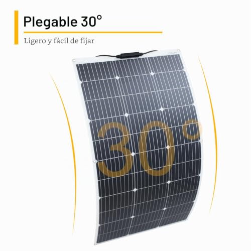 100W Flexible Solar Panel Solar Panel Ideal for Isolated Systems Network Outdoor Activities