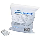 WNL Products WL3150IW CPR Manikin Shields, 50 Individually Wrapped | Practi Shield training shields, single use, latex free, cost effective for classroom manikin CPR training