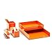 Poppin All Set, Desk Collection Set, Orange
