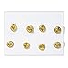 Pokemon Gym Badges - Hoenn Gen 3 (Gold Trim)