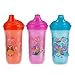 Nuby Insulated No Spill Easy Sip Cup with Vari-Flo Valve Hard Spout, Girl, 3 Count