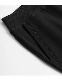 Weintee Bermudas de algodón con bolsillos para mujer